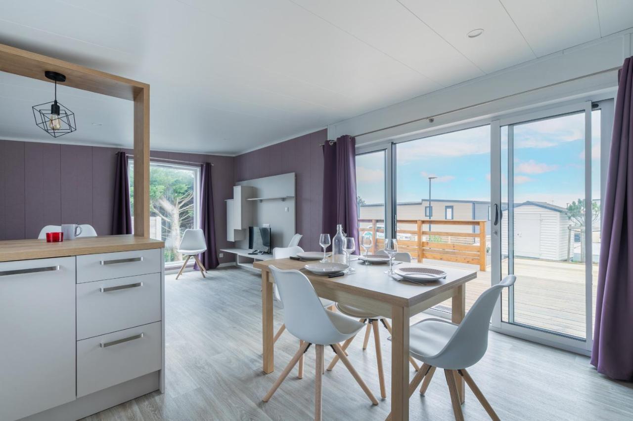 Beau Chalet Pour 4 Pers - Acces Piscine Chauffee Brétignolles-sur-Mer Esterno foto