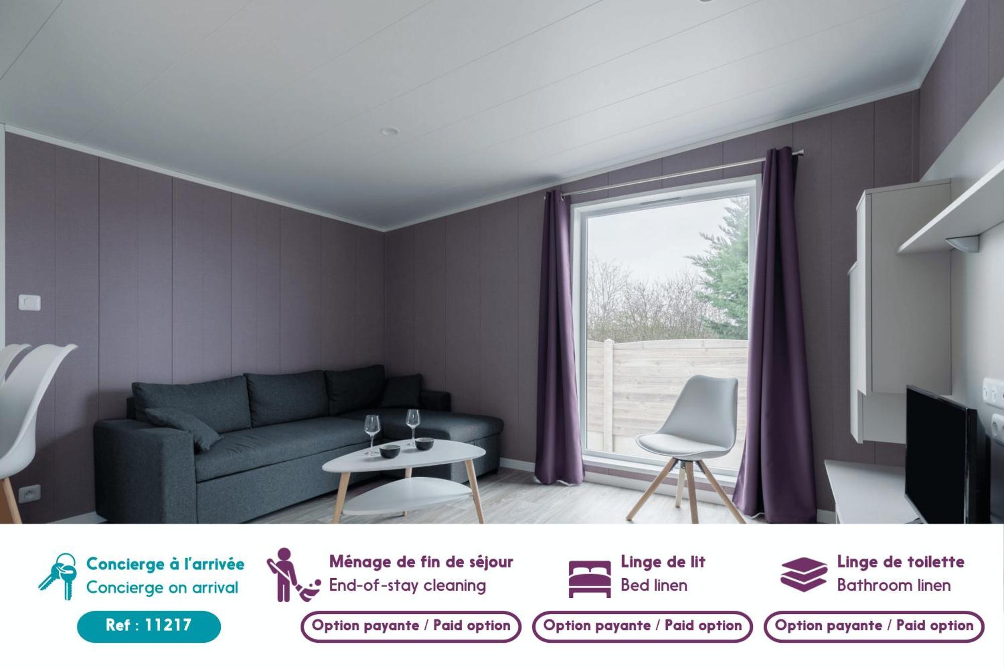 Beau Chalet Pour 4 Pers - Acces Piscine Chauffee Brétignolles-sur-Mer Esterno foto