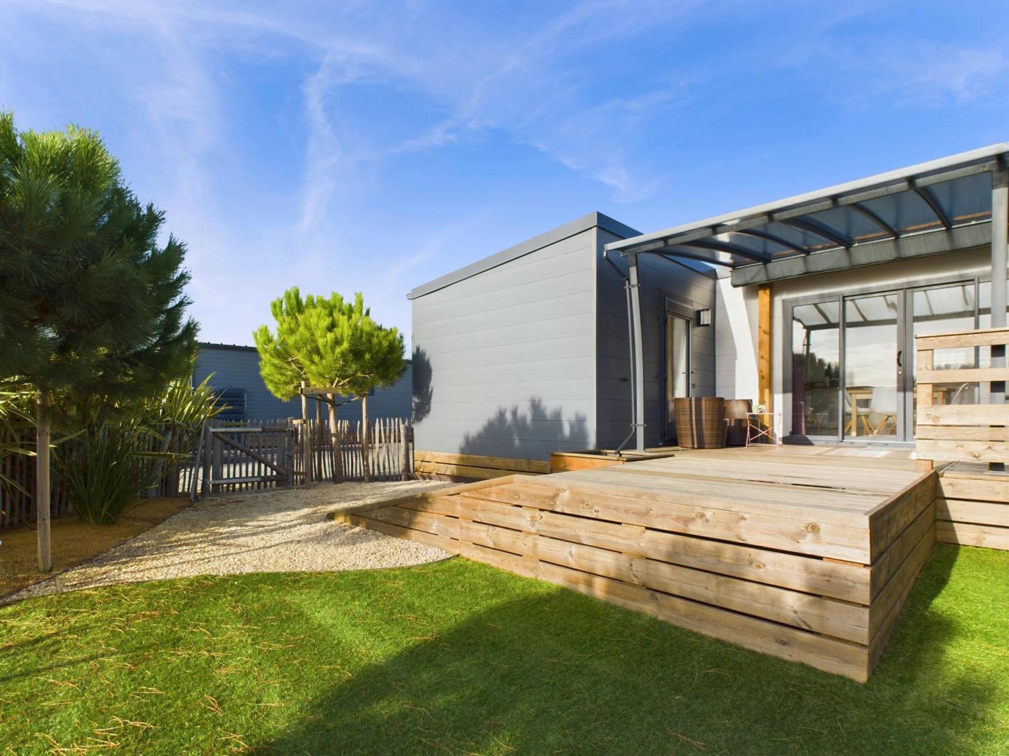 Beau Chalet Pour 4 Pers - Acces Piscine Chauffee Brétignolles-sur-Mer Esterno foto